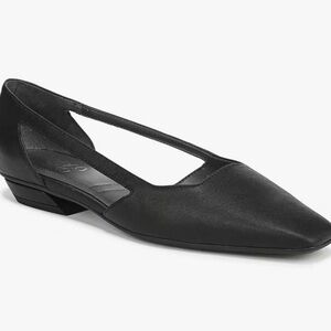 Franco Sarto Black Cutout Flats